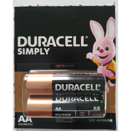 Baterie Duracell AA / LR6 / 1,5 V - alkaliczne - 2 szt.