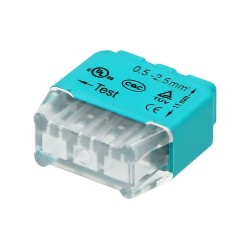 Złączka trzytorowa wciskana na drut do 2,5mm² IEC 300V/24A ORNO OR-SZ-8004/3/100 - 100 szt.