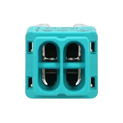 Złączka 4-przewodowa dwurzędowa na drut do 2,5mm² IEC 300V/24A ORNO OR-SZ-8004/4/100 - 100 szt.