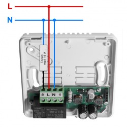 Termostat programowalny Elektrobock PT14-P WiFi przewodowy sterowany przez Wi-Fi
