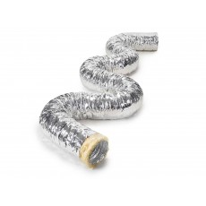 Rura wentylacyjna aluminiowa elastyczna izolowana STERR IAL080_10, długość 10 m, średnica 80 mm