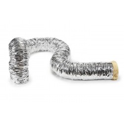 Rura wentylacyjna aluminiowa elastyczna izolowana STERR IAL080_10, długość 10 m, średnica 80 mm