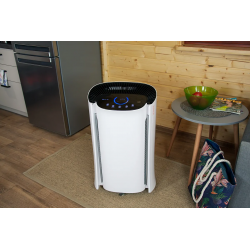 Oczyszczacz powietrza SUPER AIR SA660 Wi-Fi (do 80 m2), lampa UV-C, jonizator, sterowanie przez Wi-Fi