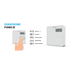 Termostat Tech Sterowniki ST-294 v2 - bezprzewodowy, bez programatora, czarny