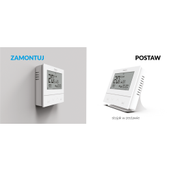 Termostat Tech Sterowniki ST-292 v2 - bezprzewodowy, z programatorem, biały