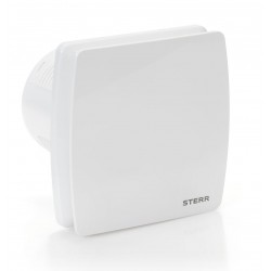 Wentylator łazienkowy STERR LFS150-QH kolor biały z czujnikiem wilgotności i wyłącznikiem czasowym