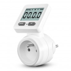 Miernik zużycia energii Elektrobock EMF-2 - gniazdkowy, obrotowy wyświetlacz