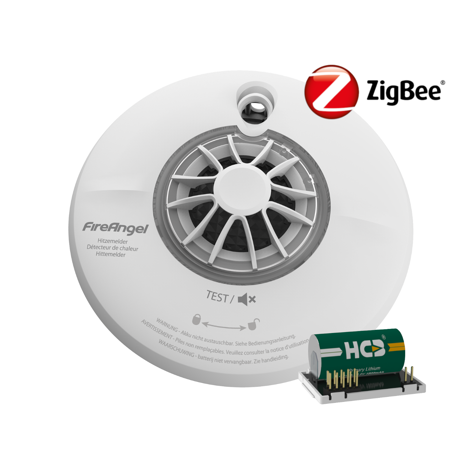 Czujnik ciepła FireAngel HT-630-ZB THERMISTEK z modułem komunikacji ZigBee