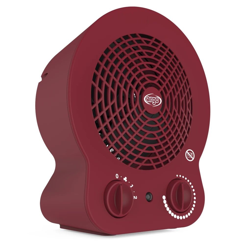 Termowentylator Argo Dori Berry  - 1000/2000 W, wbudowany termostat, tryb wentylacji