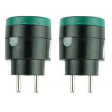 Gniazdo sterowane pilotem EL HOME RCS-60H6v2R, zasięg do 50 m, kolor czarny, 2 gniazda + pilot