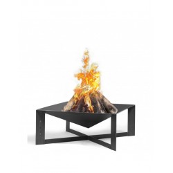 Palenisko ogrodowe z pokrywką CookKing Cuba prostokątne wymiary 70 x 70 cm