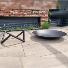 Palenisko ogrodowe Black Frame 70, średnica 70 cm, stal malowana