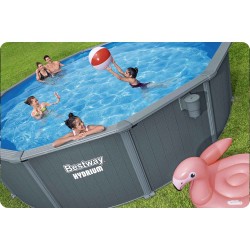 Basen ogrodowy panelowy całoroczny 549 x 132 cm 13w1 Bestawy 561CS