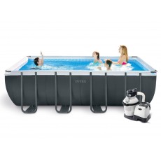 Basen ogrodowy stelażowy 549 x 274 x 132 cm 11w1 INTEX 26356