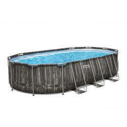Basen ogrodowy stelażowy 610 x 366 x 122 cm 12w1 Bestway 5611R