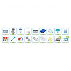 Basen ogrodowy stelażowy 396 x 122 cm 18w1 Bestway 5618W