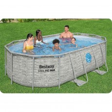 Basen ogrodowy stelażowy 427 x 250 x 100 cm 12w1 Bestway 56714N