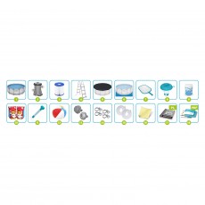 Basen ogrodowy stelażowy 366 x 122 cm zestaw 18w1 Bestway 56420