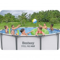 Basen ogrodowy stelażowy 396 x 122 cm 11w1 Bestway 5618W