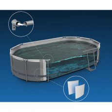Basen ogrodowy stelażowy 427 x 250 x 100 cm 9w1 Bestway 56620