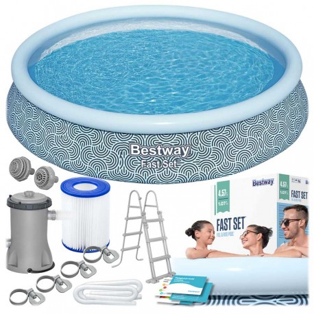 Basen ogrodowy rozporowy 457 x 107 cm 9w1 Bestway 57372