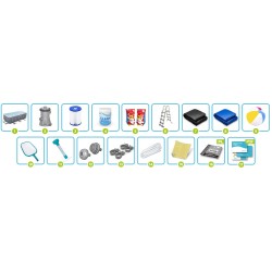 Basen ogrodowy stelażowy 404 x 201 x 100 cm 18w1 Bestway 56721