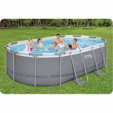 Basen ogrodowy stelażowy 427 x 250 x 100 cm 18w1 Bestway 56620