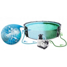 Pompa filtrująca piaskowa 12000 l/h INTEX 26652 + 50 kg piasku filtrującego