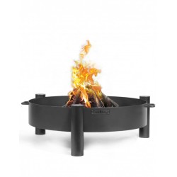 Grill ogrodowy CookKing na trójnogu 180 cm, nierdzewny ruszt 70 cm + palenisko Haiti 80 cm