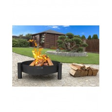 Grill ogrodowy CookKing na trójnogu 180 cm, nierdzewny ruszt 70 cm + palenisko Haiti 80 cm