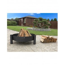 Grill ogrodowy CookKing na trójnogu 180 cm, nierdzewny ruszt 70 cm + palenisko Haiti 80 cm
