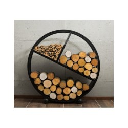 Stojak na drewno w formie koła CookKing Diego - średnica 100 cm