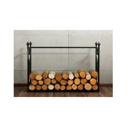 Stojak pokojowy na drewno do kominka CookKing Aldi 90 x 60 x 25 cm
