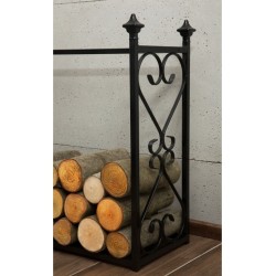 Stojak pokojowy na drewno do kominka CookKing Aldi 90 x 60 x 25 cm