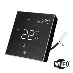 Sterownik do ogrzewania elektrycznego z Wi-Fi Heat Decor HD-T400.B czarny