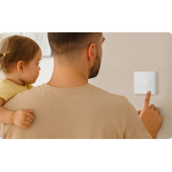 Regulator z programatorem do grzania elektrycznego Heat Decor HD-T400.W sterowany z Wi-Fi