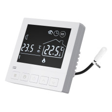 Regulator do ogrzewania elektrycznego z Wi-Fi i czarnym ekranem Heat Decor HD-T02.W