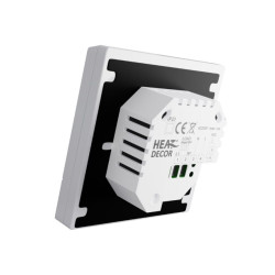 Regulator do ogrzewania elektrycznego z Wi-Fi i czarnym ekranem Heat Decor HD-T02.W