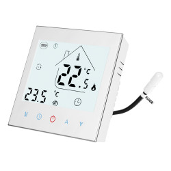 Sterownik do grzejników elektrycznych i ogrzewania podłogowego Heat Decor HD-T1000.W montowany do puszki.