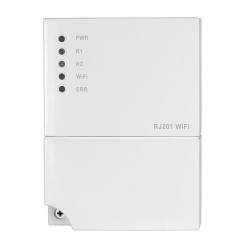 Termostat i włącznik czasowy sterowany przez Internet Elektrobock RJ201 do ogrzewania elektrycznego.