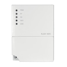 Termostat i włącznik czasowy sterowany przez Internet Elektrobock RJ201 do ogrzewania elektrycznego.