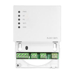 Termostat i włącznik czasowy sterowany przez Internet Elektrobock RJ201 do ogrzewania elektrycznego.