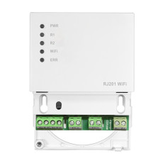 Termostat i włącznik czasowy sterowany przez Internet Elektrobock RJ201 do ogrzewania elektrycznego.