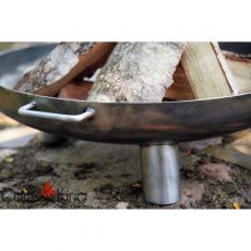 Grill ogrodowy CookKing na trójnogu 180 cm, stalowy ruszt 80 cm + palenisko Bali 100 cm