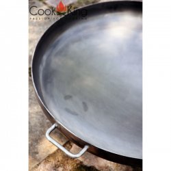Grill ogrodowy CookKing na trójnogu 180 cm, stalowy ruszt 80 cm + palenisko Bali 100 cm